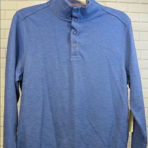 Flag and Anthem Snap Neck Pullover Medium